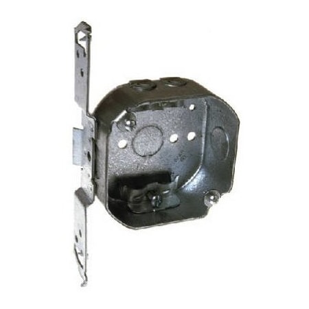 Raco Electrical Box, 15.5 cu in, Octagon Box Box Type, Steel 164